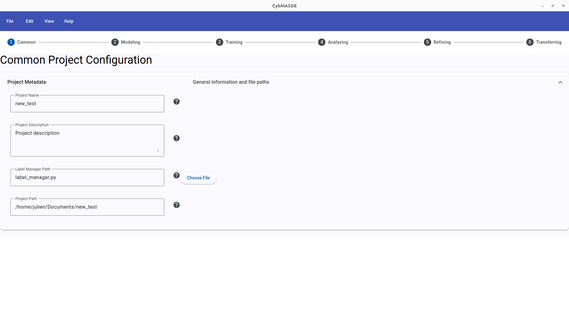 Common Configuration