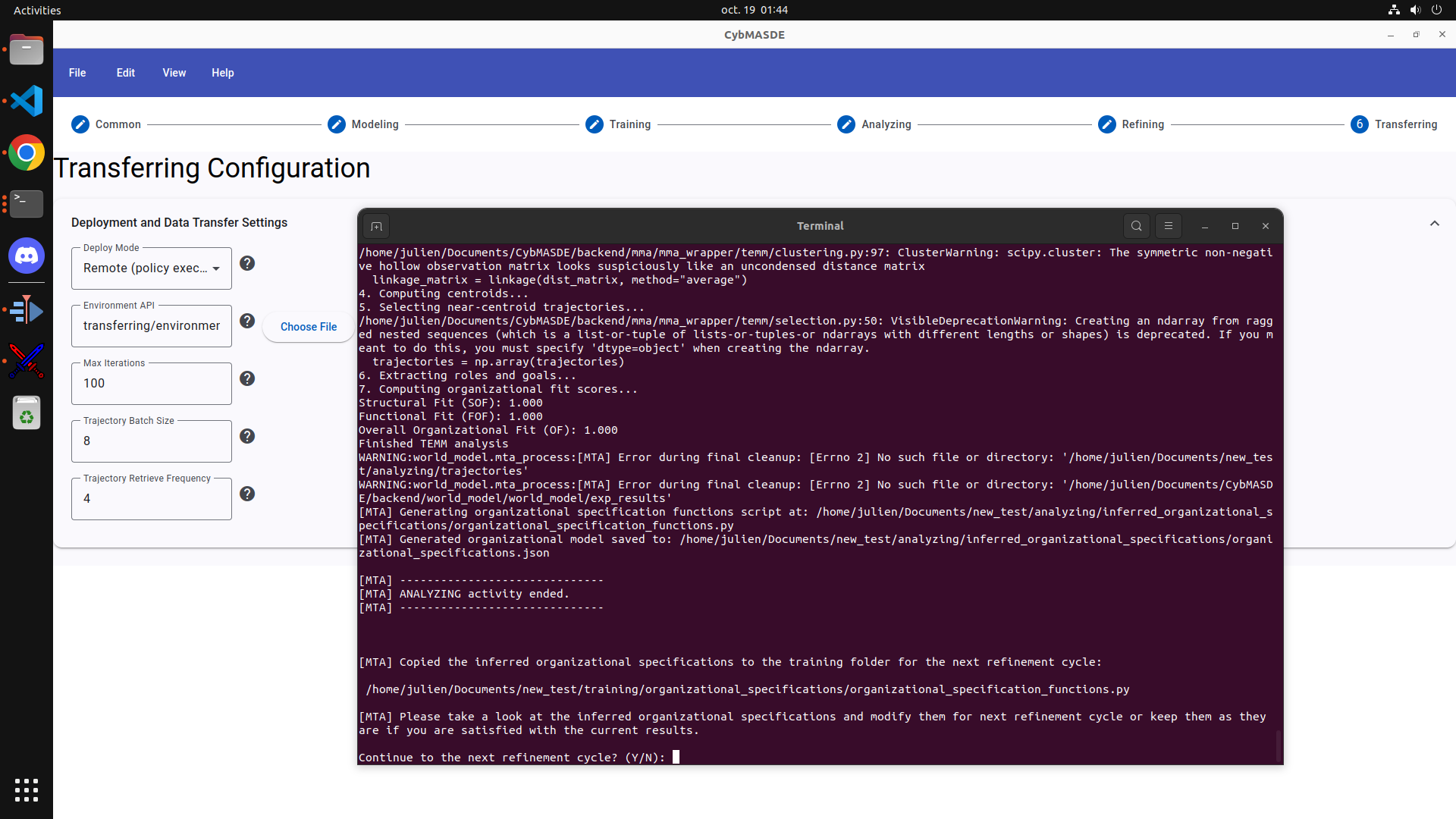 Running at Refinement Point